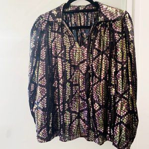 Vintage Shimmer Blouse